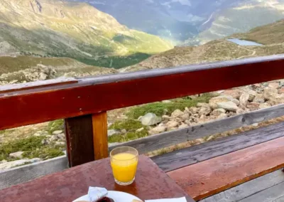 Flühalp Breakfast with beautiful view